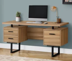 60" 3-Drawer Computer Desk -Best Furniture Store 810533366 1 1