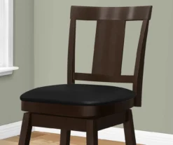 Faux Leather Swivel Bar Stools, 2-Pack -Best Furniture Store 810533431 4