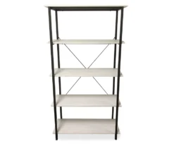 Real Living Rustic 5-Shelf Bookcase -Best Furniture Store 810534676 1