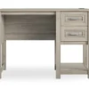 Sierra Ridge Levi Light Walnut Pedestal Desk