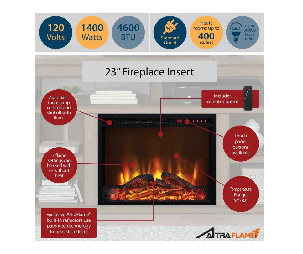 Flaxton Graphite Gray Electric Corner Fireplace Console 4 Flaxton Graphite Gray Electric Corner Fireplace Console - Image 4