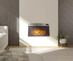 23" Mesh Electric Fireplace Insert -Best Furniture Store 810538190 1