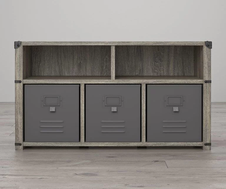Nova Gray Oak Bedroom Storage Bench 3 Nova Gray Oak Bedroom Storage Bench - Image 3
