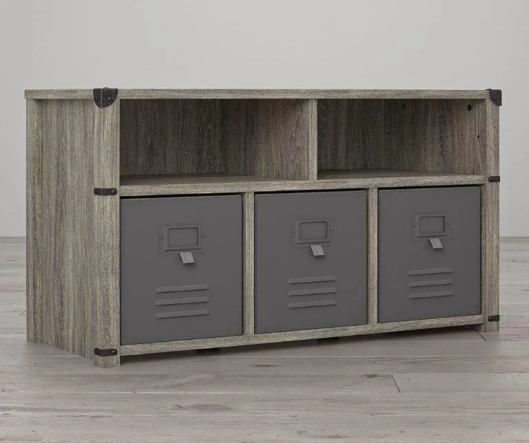 Nova Gray Oak Bedroom Storage Bench 4 Nova Gray Oak Bedroom Storage Bench - Image 4
