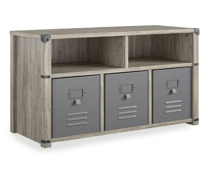 Nova Gray Oak Bedroom Storage Bench 2 Nova Gray Oak Bedroom Storage Bench - Image 2