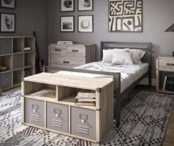 Nova Gray Oak Nightstand -Best Furniture Store 810538202 6