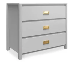 Monarch Hill Haven Dove Gray 3-Drawer Dresser -Best Furniture Store 810538227 4
