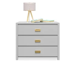 Monarch Hill Haven Dove Gray 3-Drawer Dresser -Best Furniture Store 810538227 5