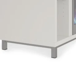 48" Intrepid White Electric Fireplace Console 9 48" Intrepid White Electric Fireplace Console -Best Furniture Store 810538247 4