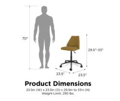 Novogratz Brittany Office Chair -Best Furniture Store 810538397 6