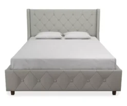 CosmoLiving Mercer Wingback Linen Bed -Best Furniture Store 810540991 4