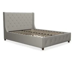 CosmoLiving Mercer Wingback Linen Bed -Best Furniture Store 810540991 5