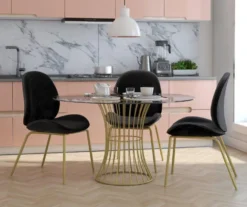 CosmoLiving Astor Velvet Dining Chair -Best Furniture Store 810540993 2