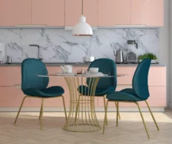 CosmoLiving Astor Velvet Dining Chair -Best Furniture Store 810540999 2