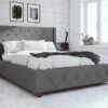 CosmoLiving Mercer Wingback Linen Bed