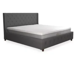 CosmoLiving Mercer Wingback Linen Bed -Best Furniture Store 810541030 3