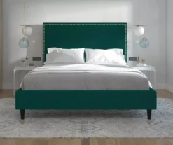 CosmoLiving Audrey Velvet King Bed -Best Furniture Store 810541049 2