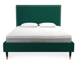 CosmoLiving Audrey Velvet King Bed -Best Furniture Store 810541049 4