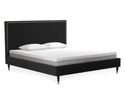 CosmoLiving Audrey Velvet King Bed -Best Furniture Store 810541052 3