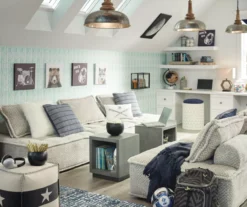 Bales Checkered Taupe Upholstered Accent Chair -Best Furniture Store 810542299 14