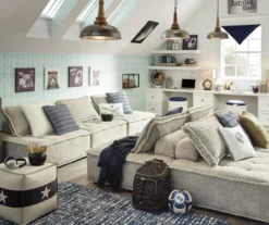 Bales Checkered Taupe Upholstered Accent Chair -Best Furniture Store 810542299 15