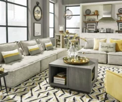 Bales Checkered Taupe Upholstered Accent Chair -Best Furniture Store 810542299 6