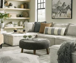 Bales Checkered Taupe Upholstered Accent Chair -Best Furniture Store 810542299 8