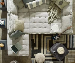 Bales Checkered Taupe Upholstered Accent Chair -Best Furniture Store 810542299 9