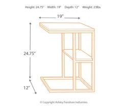 Forestmin Wood Cantilever Accent Table 5 Forestmin Wood Cantilever Accent Table -Best Furniture Store 810542304 2