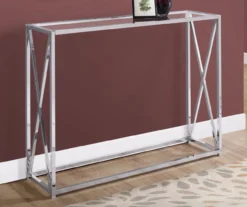 Monarch Glass & Metal Accent Table -Best Furniture Store 810542386 1