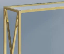 Monarch Glass & Metal Accent Table -Best Furniture Store 810542389 3