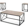 Monarch X Frame 3-Piece Occasional Table Set