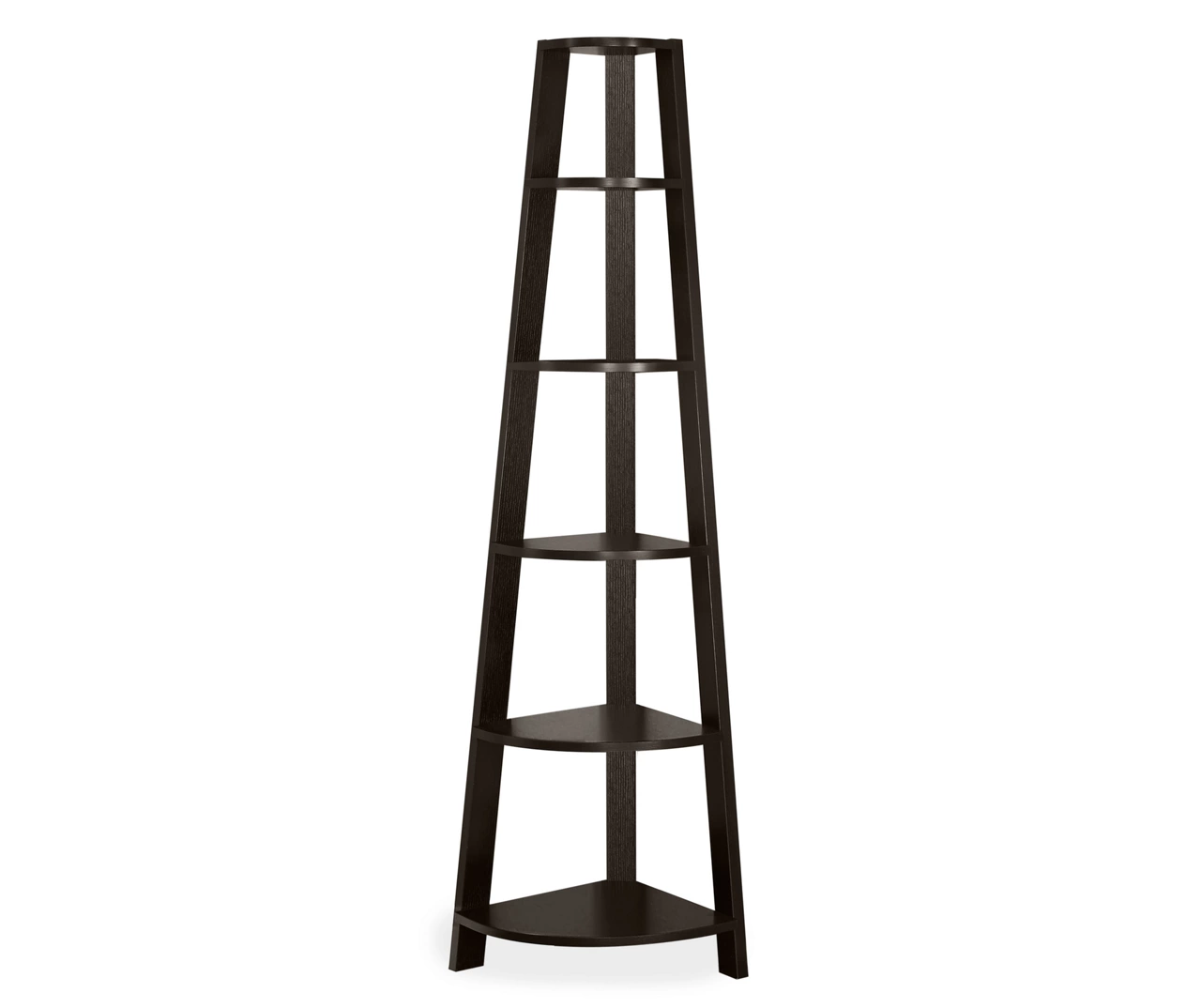 Monarch 5-Shelf Etagere Corner Bookcase 5 Monarch 5-Shelf Etagere Corner Bookcase - Image 5