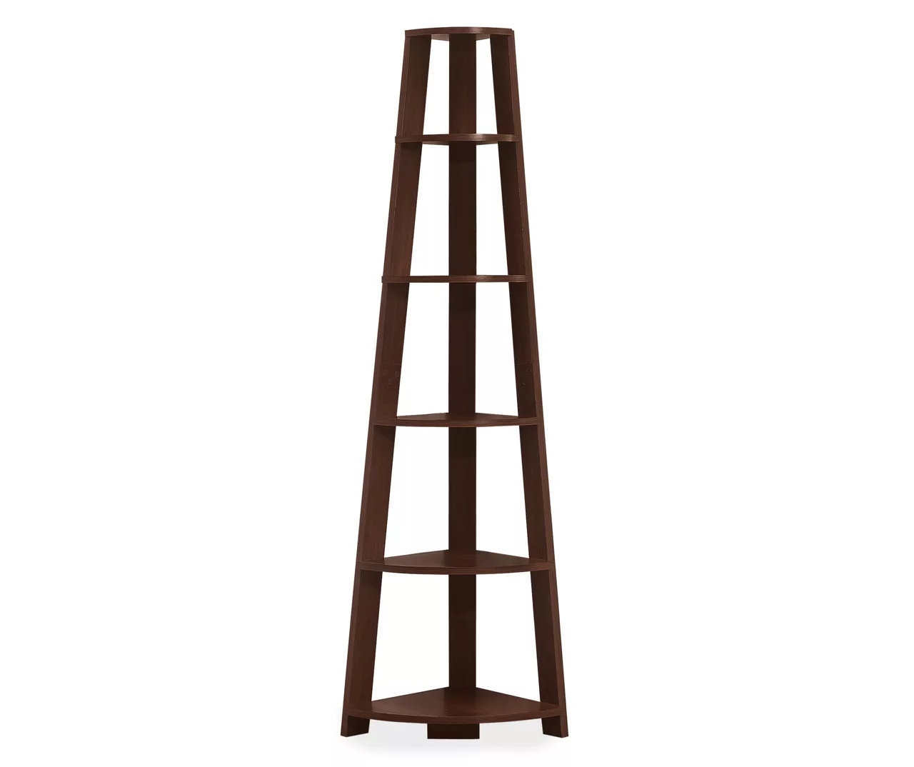 Monarch 5-Shelf Etagere Corner Bookcase 7 Monarch 5-Shelf Etagere Corner Bookcase - Image 7