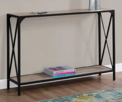 Monarch Metal X-Shaped Console Table 13 Monarch Metal X-Shaped Console Table -Best Furniture Store 810542457 1