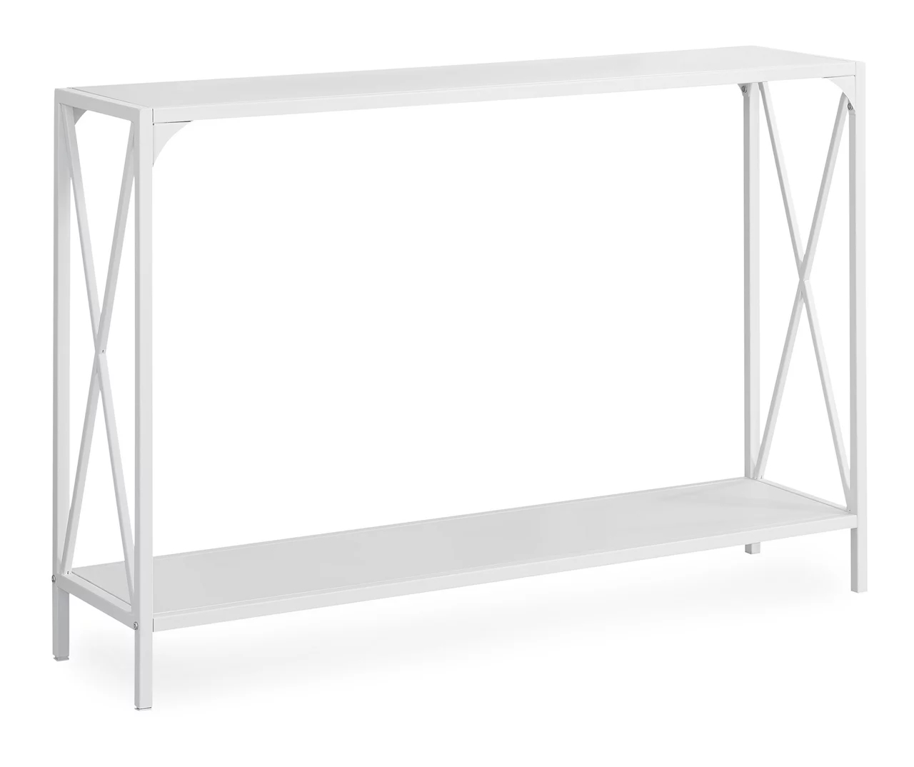 Monarch Metal X-Shaped Console Table 1 Monarch Metal X-Shaped Console Table