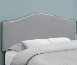 Monarch Faux Leather Button Tufted Headboard -Best Furniture Store 810542516 1