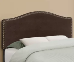 Monarch Faux Leather Button Tufted Headboard -Best Furniture Store 810542517 1