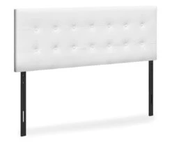 Monarch Faux Leather Button Tufted Headboard -Best Furniture Store 810542527 2