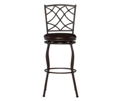Pike Brown 3-Piece Upholstered Adjustable Swivel Stool Set -Best Furniture Store 810543038 A0 2