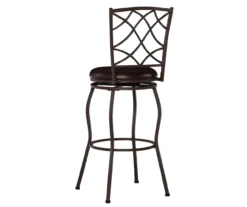 Pike Brown 3-Piece Upholstered Adjustable Swivel Stool Set -Best Furniture Store 810543038 A1 3