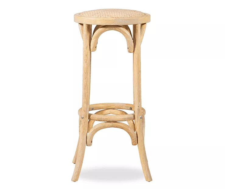 Franklin 30" Backless Woven Ratten Bar Stool 7 Franklin 30" Backless Woven Ratten Bar Stool - Image 7