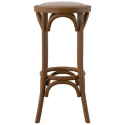 Franklin 30" Backless Woven Ratten Bar Stool 11 Franklin 30" Backless Woven Ratten Bar Stool -Best Furniture Store 810543046 4