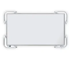 Hampton Silver 2-Shelf Rolling Steel Bar Cart -Best Furniture Store 810543098 5