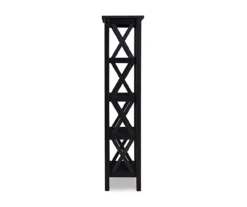 Richland Black 4-Shelf Bookcase 8 Richland Black 4-Shelf Bookcase -Best Furniture Store 810543156 4