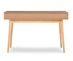 Nate Ash & White 2-Drawer Writing Desk -Best Furniture Store 810543187 A2 4