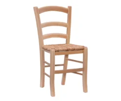 Bordeaux Natural Handwoven Ladder Back Side Chairs, 2-Pack -Best Furniture Store 810543191 A0 2