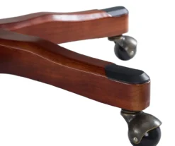 Austin Brown Linen Cow Print Office Chair -Best Furniture Store 810543224 A8 6