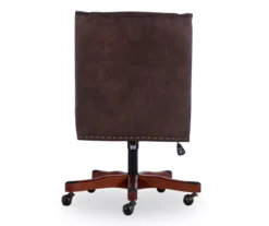 Austin Dark Walnut Upholstered Office Chair -Best Furniture Store 810543233 A2 5