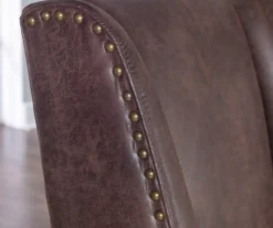 Austin Dark Walnut Upholstered Office Chair -Best Furniture Store 810543233 A8 7